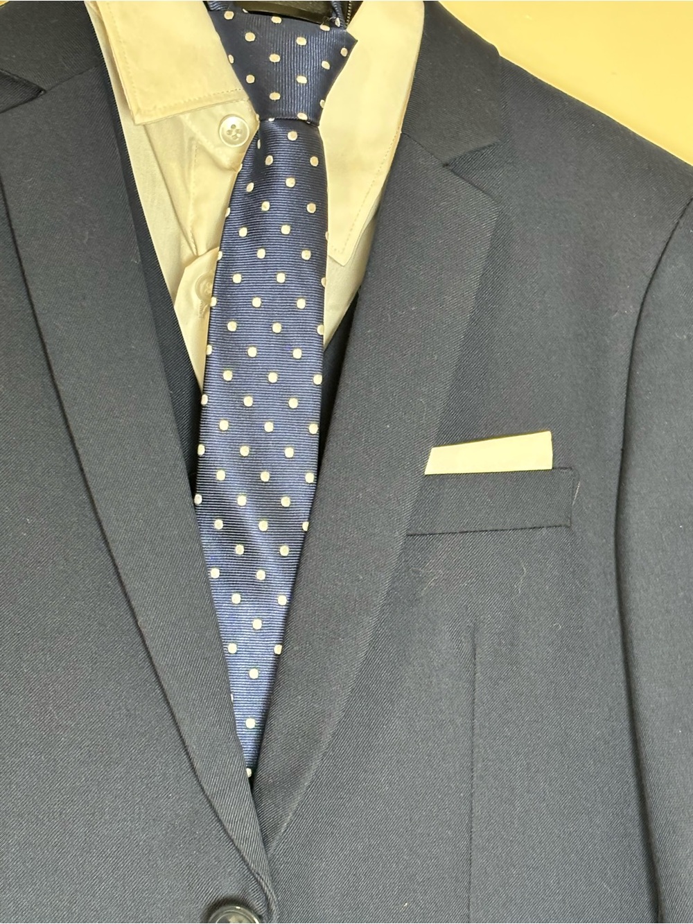 Black n Bianco Boys Navy 5-Piece Slim Fit Suit Set Size 8 - Picture 2 of 12